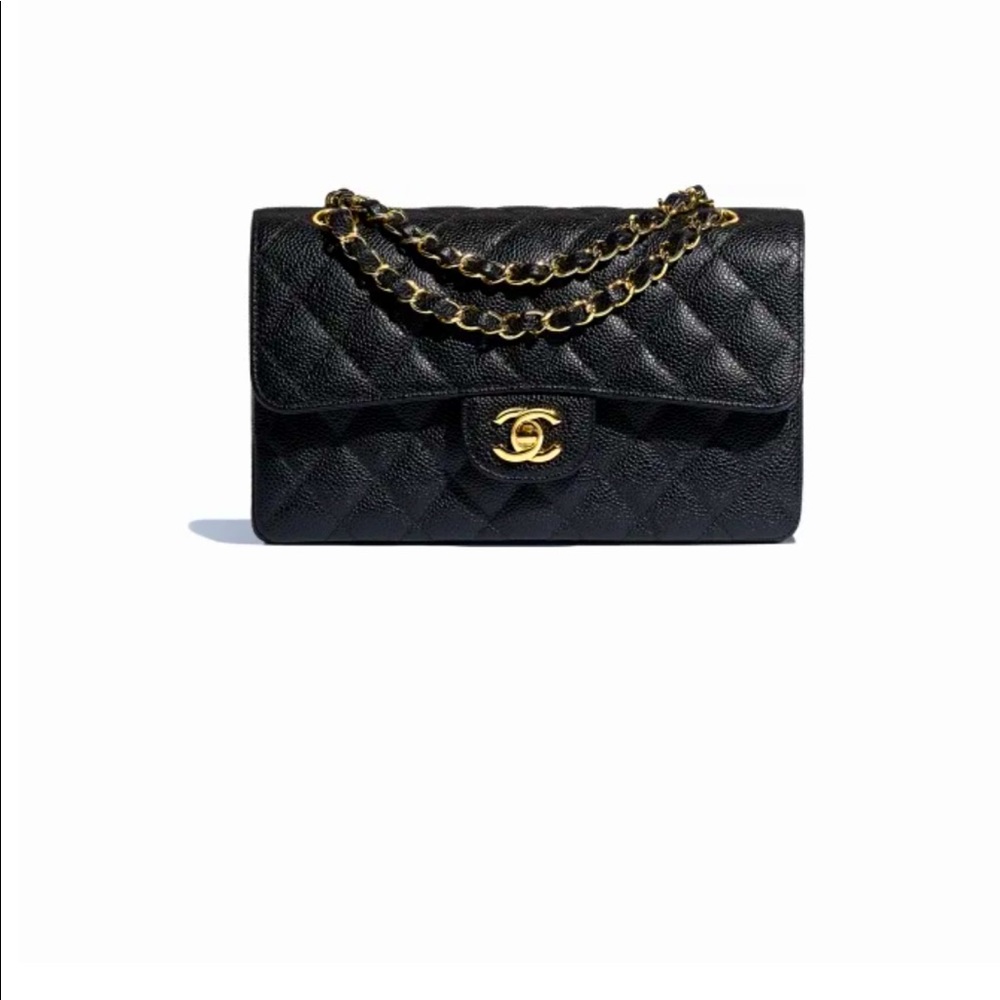 Brand New Chanel Small Classic Handbag-black